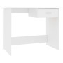 Escritorio de madera contrachapada blanco 100x50x76 cm de vidaXL, Escritorios - Ref: Foro24-800549, Precio: 59,21 €, Descuent...