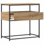 Mesa Consola con cajón Roble artesanal 75 x 40 x 75 cm en Mesas auxiliares | Comprar online en Foru.es