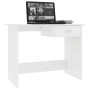 Escritorio de madera contrachapada blanco 100x50x76 cm de vidaXL, Escritorios - Ref: Foro24-800549, Precio: 59,21 €, Descuent...