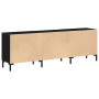 Conjunto de mueble de TV Roble Negro 150 x 30 x 50 cm en Muebles TV | Comprar online en Foru.es