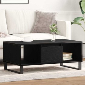 Mesa de Café Roble Negro 90 x 50 x 36.5 cm Madera de ingeniería en Mesas de centro | Comprar online en Foru.es