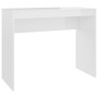 Escritorio de madera contrachapada blanco brillo 90x40x72 cm de vidaXL, Escritorios - Ref: Foro24-800384, Precio: 48,69 €, De...