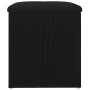 Banco de almacenamiento Roble Negro 42 x 42 x 45 cm en Bancos para recibidores y almacenamiento | Comprar online en Foru.es