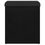 Banco de almacenamiento Roble Negro 42 x 42 x 45 cm en Bancos para recibidores y almacenamiento | Comprar online en Foru.es