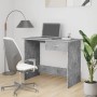 Escritorio de aglomerado gris hormigón 100x50x76 cm de vidaXL, Escritorios - Ref: Foro24-800553, Precio: 62,25 €, Descuento: %