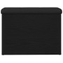 Banco de almacenamiento Roble negro 62 x 42 x 45 cm en Bancos para recibidores y almacenamiento | Comprar online en Foru.es