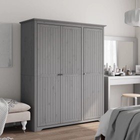 Armario BODO madera maciza de pino gris 151,5x52x176,5 cm de vidaXL, Armarios roperos - Ref: Foro24-355064, Precio: 401,04 €,...