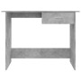 Escritorio de aglomerado gris hormigón 100x50x76 cm de vidaXL, Escritorios - Ref: Foro24-800553, Precio: 62,25 €, Descuento: %