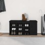 Banco de almacenamiento Roble Negro 102 x 32 x 50 cm en Bancos para recibidores y almacenamiento | Comprar online en Foru.es