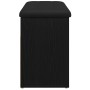 Banco para zapatos Negro 80 x 30 x 45 cm Madera contrachapada en Bancos para recibidores y almacenamiento | Comprar online en Fo