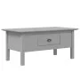 Mesa de centro BODO madera maciza de pino gris 100x55x46 cm de vidaXL, Mesas de centro - Ref: Foro24-355070, Precio: 77,17 €,...