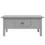 Mesa de centro BODO madera maciza de pino gris 100x55x46 cm de vidaXL, Mesas de centro - Ref: Foro24-355070, Precio: 78,14 €,...