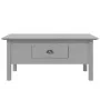 Mesa de centro BODO madera maciza de pino gris 100x55x46 cm de vidaXL, Mesas de centro - Ref: Foro24-355070, Precio: 77,17 €,...