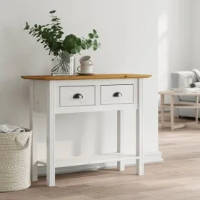 Mesa consola BODO madera maciza de pino marrón 91x35x74 cm de vidaXL, Mesas auxiliares - Ref: Foro24-355072, Precio: 100,10 €...