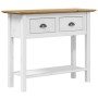 Mesa consola BODO madera maciza de pino marrón 91x35x74 cm de vidaXL, Mesas auxiliares - Ref: Foro24-355072, Precio: 101,98 €...