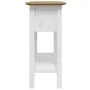 BODO solid pine wood console table brown 91x35x74 cm by vidaXL, Side tables - Ref: Foro24-355072, Price: 100,10 €, Discount: %