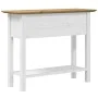 BODO solid pine wood console table brown 91x35x74 cm by vidaXL, Side tables - Ref: Foro24-355072, Price: 100,10 €, Discount: %