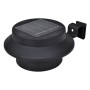 Lámparas solares para valla exterior 12 uds LED negro de vidaXL, Iluminación de exterior - Ref: Foro24-277122, Precio: 77,56 ...