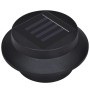 Lámparas solares para valla exterior 12 uds LED negro de vidaXL, Iluminación de exterior - Ref: Foro24-277122, Precio: 77,56 ...