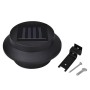 Lámparas solares para valla exterior 12 uds LED negro de vidaXL, Iluminación de exterior - Ref: Foro24-277122, Precio: 77,56 ...