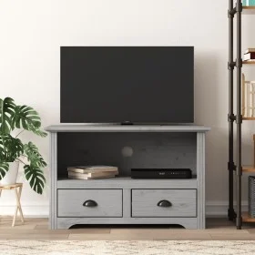Mueble de TV 2 cajones BODO madera de pino gris 91,5x44,5x56 cm de vidaXL, Muebles TV - Ref: Foro24-355076, Precio: 102,29 €,...