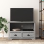 Mueble de TV 2 cajones BODO madera de pino gris 91,5x44,5x56 cm de vidaXL, Muebles TV - Ref: Foro24-355076, Precio: 103,90 €,...