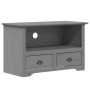 Mueble de TV 2 cajones BODO madera de pino gris 91,5x44,5x56 cm de vidaXL, Muebles TV - Ref: Foro24-355076, Precio: 103,90 €,...