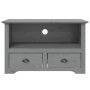 Mueble de TV 2 cajones BODO madera de pino gris 91,5x44,5x56 cm de vidaXL, Muebles TV - Ref: Foro24-355076, Precio: 103,90 €,...