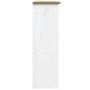 Armario con puertas de vidrio BODO madera de pino blanco marrón de vidaXL, Aparadores - Ref: Foro24-355078, Precio: 283,27 €,...