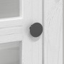 Armario con puertas de vidrio BODO madera de pino blanco marrón de vidaXL, Aparadores - Ref: Foro24-355078, Precio: 283,27 €,...