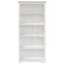 Librería BODO 5 estantes madera maciza pino blanco 80x38x180 cm de vidaXL, Librerías y estanterías - Ref: Foro24-355080, Prec...