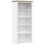 Librería BODO 5 estantes madera maciza pino marrón 80x38x180 cm de vidaXL, Librerías y estanterías - Ref: Foro24-355081, Prec...