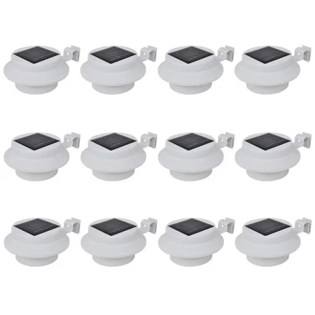 Solar lamps for outdoor fence 12 pcs LED black by vidaXL, Outdoor lighting - Ref: Foro24-277123, Price: 82,79 €, Discount: %