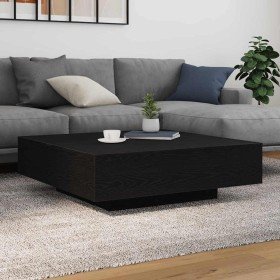 Mesa de Café Roble Negro 100 x 100 x 31 cm Madera de ingeniería en Mesas de centro | Comprar online en Foru.es