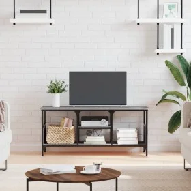 Mueble TV hierro y madera contrachapada gris Sonoma 100x35x45cm de vidaXL, Muebles TV - Ref: Foro24-831801, Precio: 50,14 €, ...