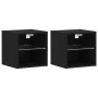 Conjunto de mueble de TV 2 pcs Negro 30 x 28,5 x 30 cm en Muebles TV | Comprar online en Foru.es