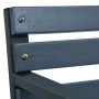 Banco de jardín madera gris 120 cm de vidaXL, Bancos de jardín - Ref: Foro24-47936, Precio: 110,21 €, Descuento: %
