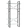 Estantería de 5 niveles madera ingeniería blanca 100x30x175 cm de vidaXL, Librerías y estanterías - Ref: Foro24-3081998, Prec...