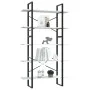 Estantería de 5 niveles madera ingeniería blanca 100x30x175 cm de vidaXL, Librerías y estanterías - Ref: Foro24-3081998, Prec...