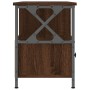Mueble TV hierro madera contrachapada roble marrón 102x33x45 cm de vidaXL, Muebles TV - Ref: Foro24-831792, Precio: 78,13 €, ...