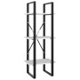 Estantería de 3 niveles madera contrachapada blanco 40x30x105cm de vidaXL, Librerías y estanterías - Ref: Foro24-806487, Prec...