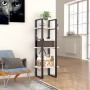 Estantería de 3 niveles madera contrachapada blanco 40x30x105cm de vidaXL, Librerías y estanterías - Ref: Foro24-806487, Prec...