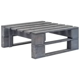 Otomana de palés para jardín madera gris de vidaXL, Otomanas de exterior - Ref: Foro24-44696, Precio: 47,23 €, Descuento: %