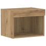 Conjunto de mueble de TV Roble artesanal 40 x 30 x 30 cm en Muebles TV | Comprar online en Foru.es