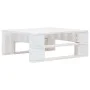 Weißer Gartenpaletten-Hocker aus Holz von vidaXL, Hocker für den Außenbereich - Ref: Foro24-45758, Preis: 49,48 €, Rabatt: %