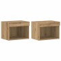Conjunto de mueble de TV 2 pcs Roble artesanal 40 x 30 x 30 cm en Muebles TV | Comprar online en Foru.es