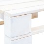 Otomana de palés para jardín madera blanco de vidaXL, Otomanas de exterior - Ref: Foro24-45758, Precio: 55,30 €, Descuento: %