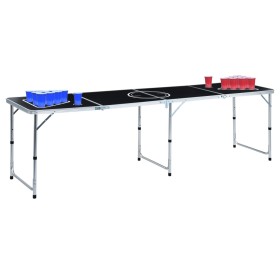 Mesa de beer pong plegable con tazas y bolas de 240 cm de vidaXL, Mesas de beer pong - Ref: Foro24-3056793, Precio: 138,65 €,...