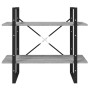 Estantería de 5 niveles contrachapada gris Sonoma 80x30x175 cm de vidaXL, Librerías y estanterías - Ref: Foro24-3114017, Prec...