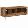 Mueble de TV Montado en la Pared 2 pcs Madera Vieja en Muebles TV | Comprar online en Foru.es